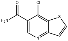 7-CHLOROTHIENO[3,2-B]PYRIDINE-6-CARBOXAMIDE Struktur