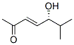 3-Hepten-2-one, 5-hydroxy-6-methyl-, (3E,5R)- (9CI) Struktur