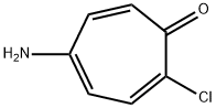 2,4,6-Cycloheptatrien-1-one,  5-amino-2-chloro- Struktur