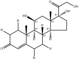 HYDROCORTISONE-[1,2,6,7-3H(N)] Struktur