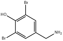 3,5-DIBROMO-4-HYDROXYBENZYLAMINE Struktur