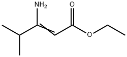 2-Pentenoic  acid,  3-amino-4-methyl-,  ethyl  ester Struktur