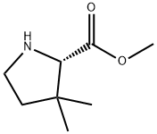 Proline, 3,3-dimethyl-, methyl ester (9CI) Struktur