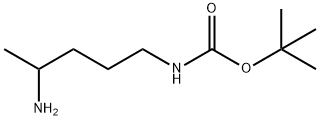 Carbamic acid, (4-aminopentyl)-, 1,1-dimethylethyl ester (9CI) Struktur