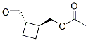 Cyclobutanecarboxaldehyde, 2-[(acetyloxy)methyl]-, (1S,2S)- (9CI) Struktur