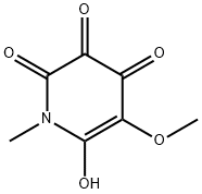 6-Hydroxy-5-methoxy-1-methyl-2,3,4(1H)-pyridinetrione Struktur