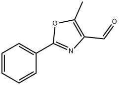 5-METHYL-2-PHENYL-1,3-OXAZOLE-4-CARBALDEHYDE Struktur