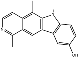 9-hydroxyolivacine Struktur