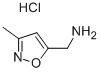 C-(3-METHYL-ISOXAZOL-5-YL)-METHYLAMINE HYDROCHLORIDE Struktur