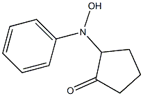 Cyclopentanone, 2-(hydroxyphenylamino)-, (-)- (9CI) Struktur