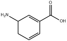 1,5-Cyclohexadiene-1-carboxylicacid,3-amino-,(-)-(9CI) Struktur