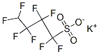 potassium 1,1,2,2,3,3,4,4-octafluorobutane-1-sulphonate Struktur