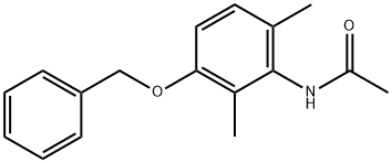 N-[2,6-DiMethyl-3-(phenylMethoxy)phenyl]-acetaMide Struktur