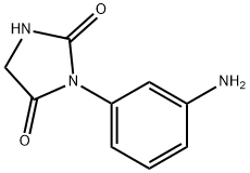 3-(3-aminophenyl)imidazolidine-2,4-dione Struktur