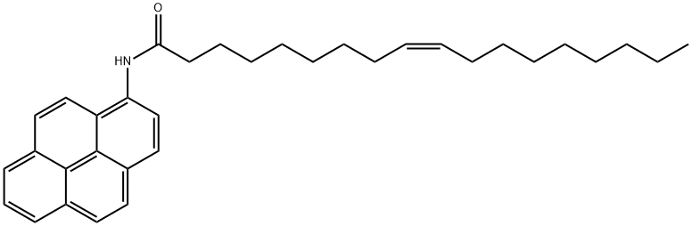 (Z)-N-pyren-1-yl-9-octadecenamide Struktur