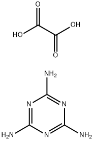 di[1,3,5-triazine-2,4,6-triamine] oxalate Struktur