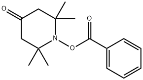 1-Benzoyloxy-2,2,6,6-tetramethyl-4-oxopiperidine Struktur