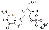 2'-Guanylic acid, disodium salt Struktur