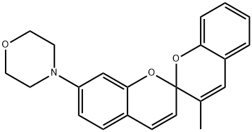 4-(3'-methyl-2,2'-spirobi[2H-1-benzopyran]-7-yl)morpholine  Struktur