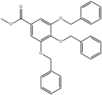 METHYL 3,4,5-TRIS(BENZYLOXY)BENZOATE Struktur