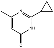 4(1H)-Pyrimidinone, 2-cyclopropyl-6-methyl- (9CI) Struktur