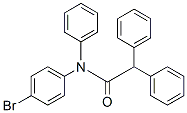 N-(4'-bromophenyl)-2,2-diphenylacetanilide Struktur