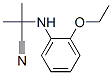 Propanenitrile, 2-[(2-ethoxyphenyl)amino]-2-methyl- (9CI) Struktur