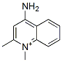 1-methyl-4-amino-2-methylquinolinium Struktur