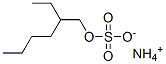 ammonium 2-ethylhexyl sulphate Struktur