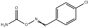 p-Chlorobenzaldehyde O-carbamoyl oxime Struktur