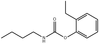 Carbamic acid, butyl-, 2-ethylphenyl ester (9CI) Struktur