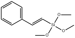 1-PHENYL-2-TRIMETHOXY SILYL ETHENE Struktur