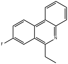 Phenanthridine, 6-ethyl-8-fluoro- (9CI) Struktur