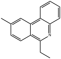 Phenanthridine, 6-ethyl-9-methyl- (9CI) Struktur