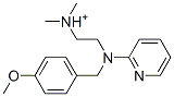 2-[(4-methoxyphenyl)methyl-pyridin-2-yl-amino]ethyl-dimethyl-azanium Struktur