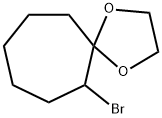 2-BroM-cycloheptanon-ethylenketal Struktur