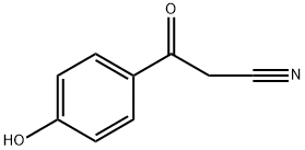 3-(4-HYDROXY-PHENYL)-3-OXO-PROPIONITRILE Struktur