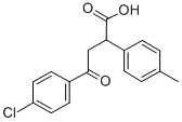 4-(4-CHLOROPHENYL)-2-(4-METHYLPHENYL)-4-OXOBUTANOIC ACID Struktur