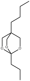 4-butyl-1-propyl-2,6,7-trioxabicyclo[2.2.2]octane Struktur