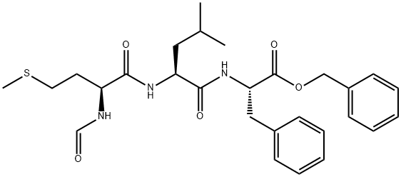 N-FORMYL-MET-LEU-PHE BENZYL ESTER Struktur