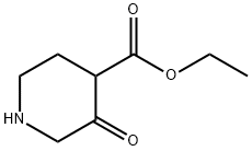 ETHYL 3-OXO-4-PIPERIDINECARBOXYLATE Struktur