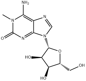 1-Methylisoguanosine Struktur