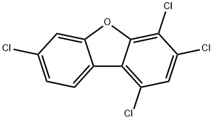 1,3,4,7-TETRACHLORODIBENZOFURAN Struktur