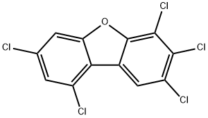 1,3,6,7,8-PENTACHLORODIBENZOFURAN Struktur