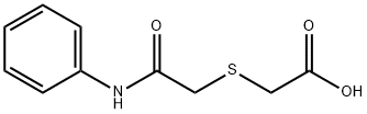 2-[(2-ANILINO-2-OXOETHYL)SULFANYL]ACETIC ACID Struktur