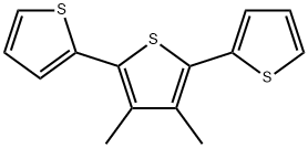 3',4'-Dimethylterthiophene Struktur