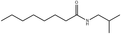 OctanaMide, N-(2-Methylpropyl)- Struktur