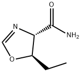 4-Oxazolecarboxamide,5-ethyl-4,5-dihydro-,trans-(9CI) Struktur