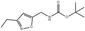 Carbamic acid, [(3-ethyl-5-isoxazolyl)methyl]-, 1,1-dimethylethyl ester (9CI) Struktur