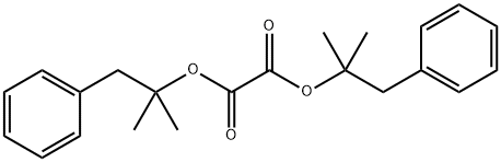 bis(1,1-dimethyl-2-phenylethyl) oxalate Struktur